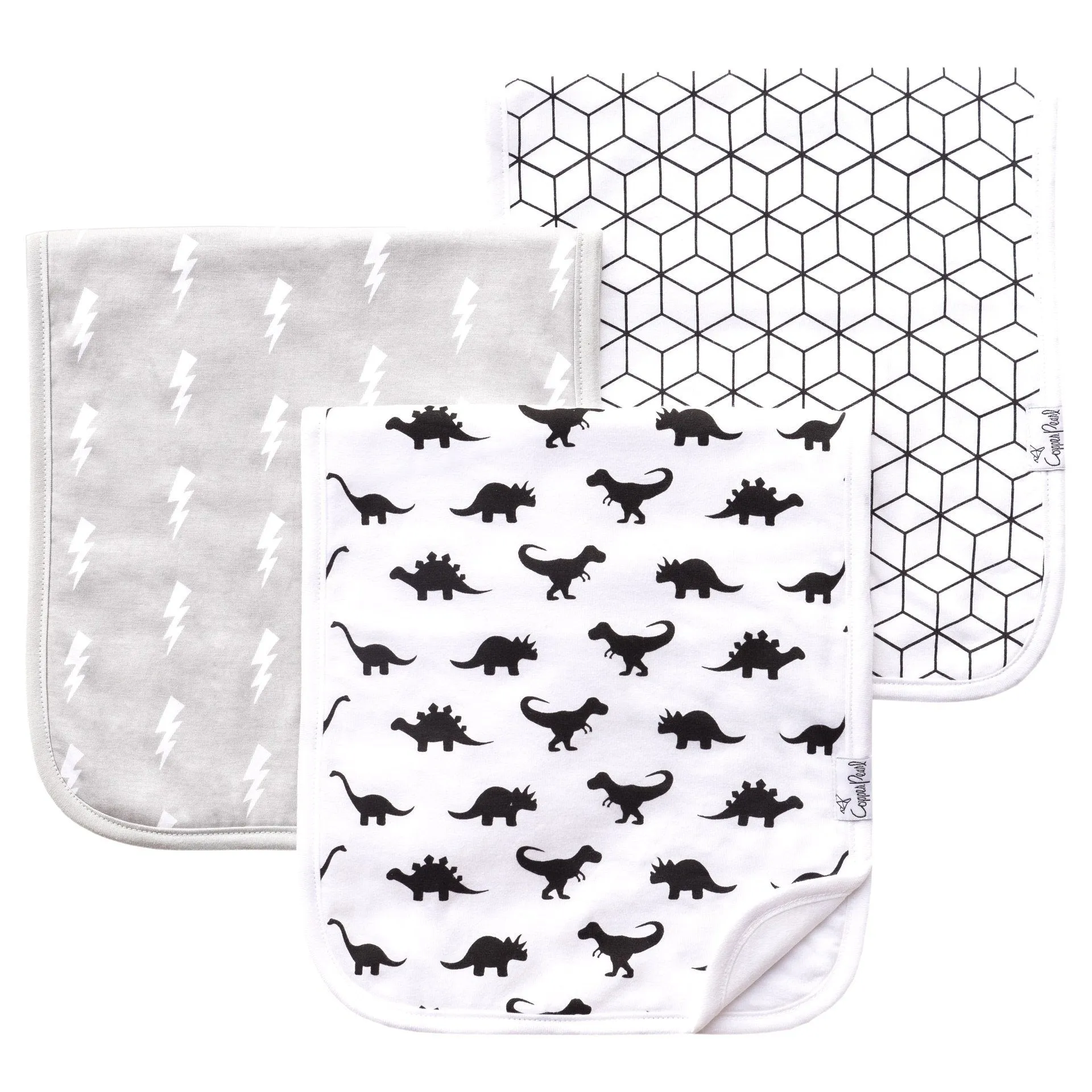 Copper Pearl Wild Premium Burp Cloth Set