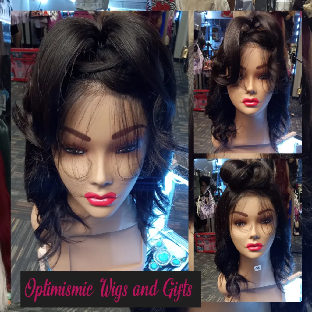 Countess 13x6 hd lace black 100% Human Hair Lace Front Wig $195 Optimismic Wigs and Gifts West St Paul