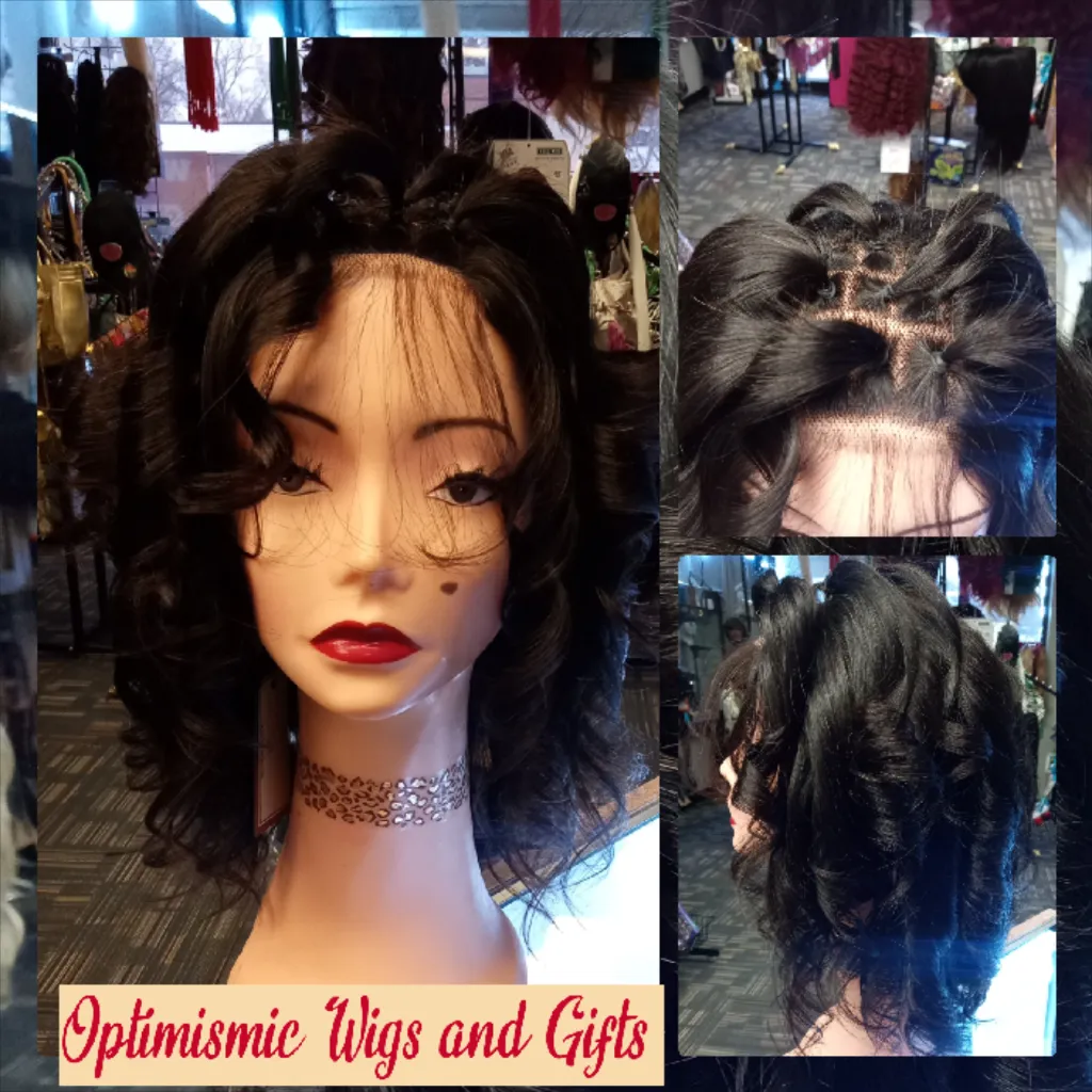 Countess 13x6 hd lace black 100% Human Hair Lace Front Wig $195 Optimismic Wigs and Gifts West St Paul