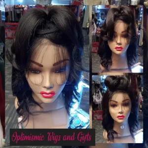 Countess 13x6 hd lace black 100% Human Hair Lace Front Wig $195 Optimismic Wigs and Gifts West St Paul