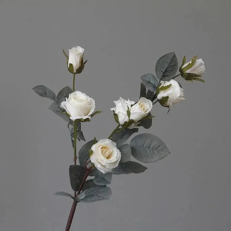 Country Blossoming Roses Stem - Pack of 2