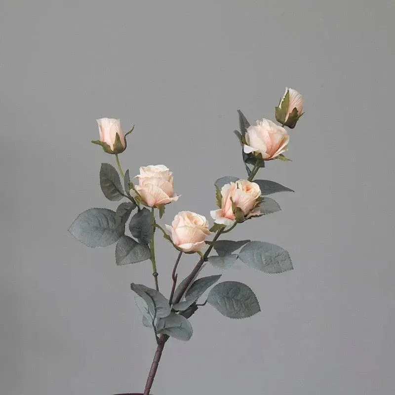 Country Blossoming Roses Stem - Pack of 2