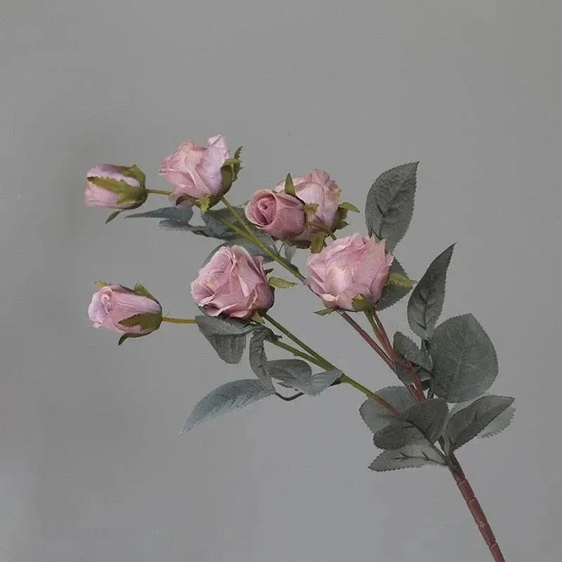 Country Blossoming Roses Stem - Pack of 2