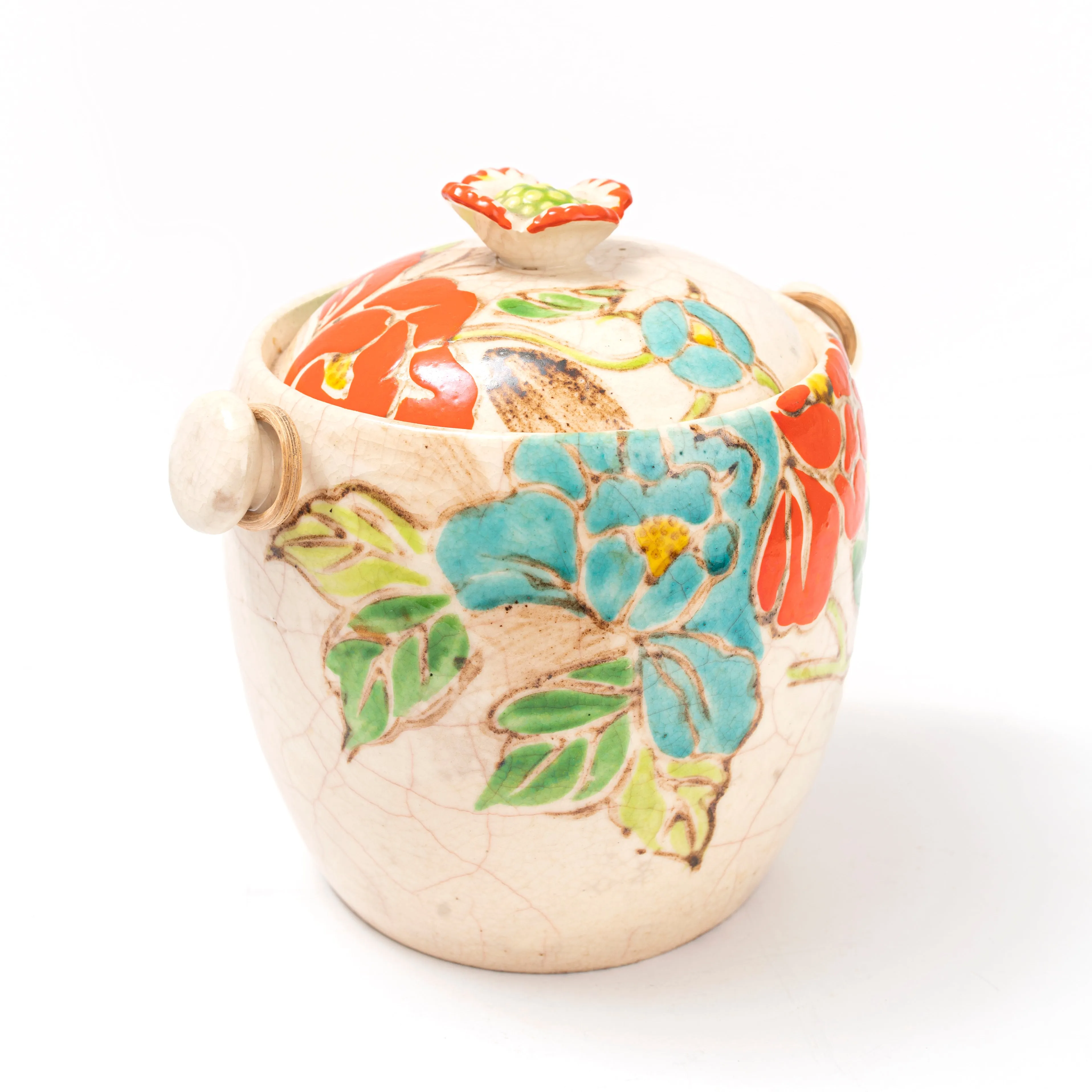 Crackled Glaze Flower Jar