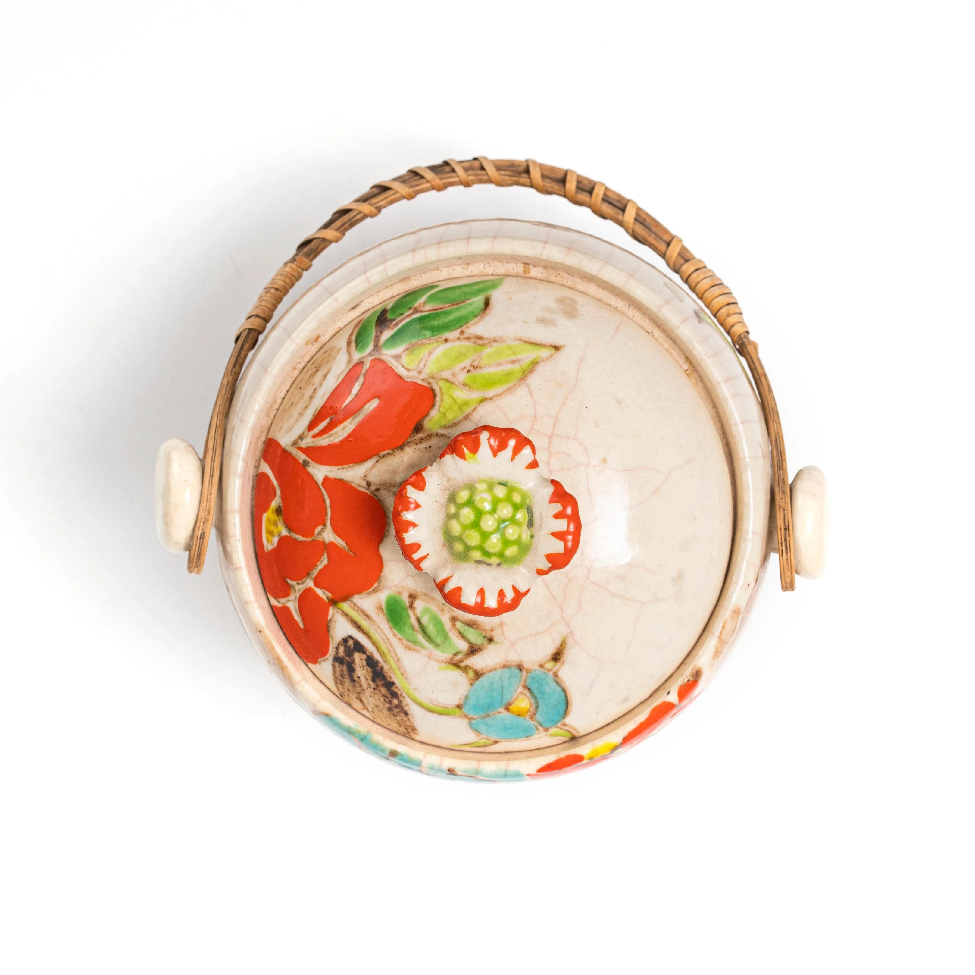 Crackled Glaze Flower Jar