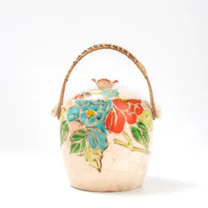 Crackled Glaze Flower Jar