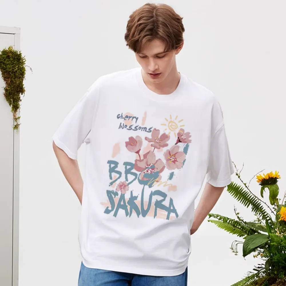 Crayon Flowers T-Shirt