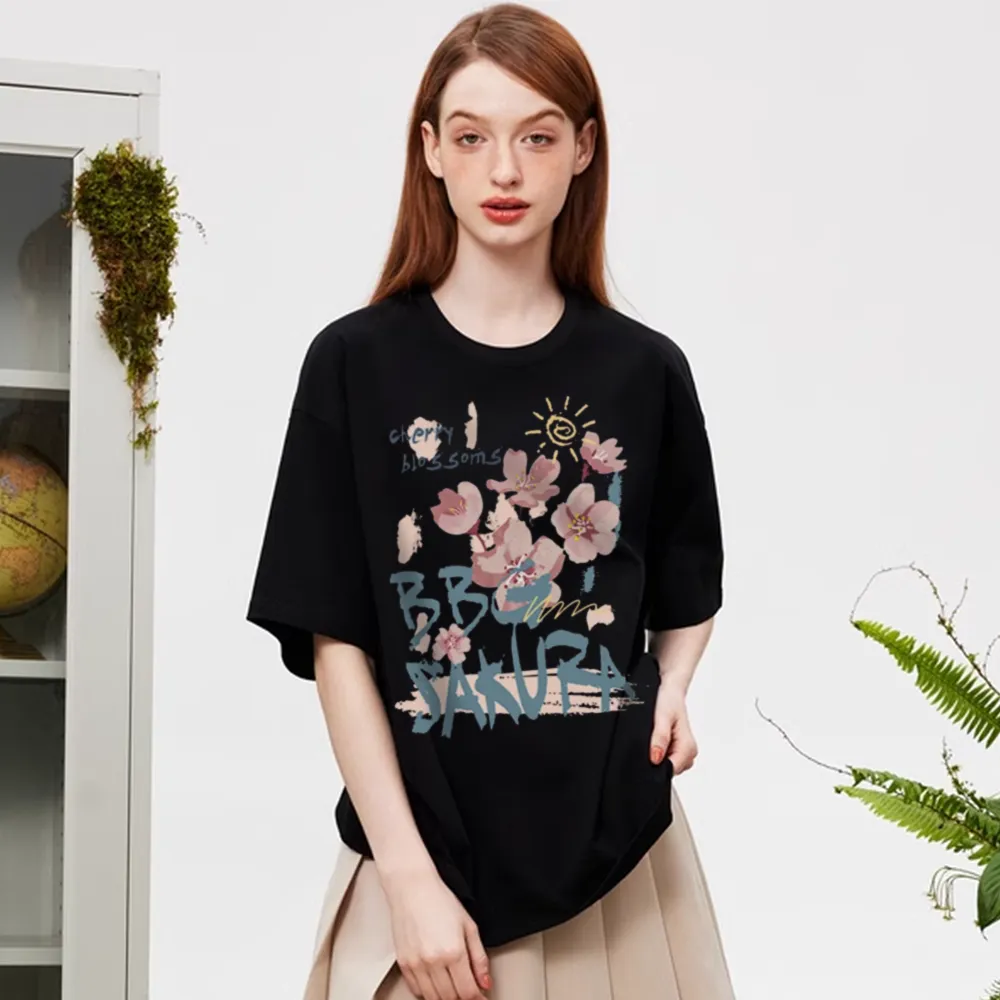 Crayon Flowers T-Shirt