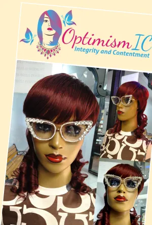 Crimson Human Hair Mullet wigs glueless burgundy $75 Optimismic Wigs and Gifts Shop West St Paul MN