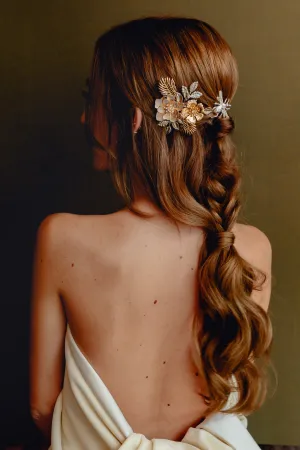 Dahlia Bouquet Hair Comb