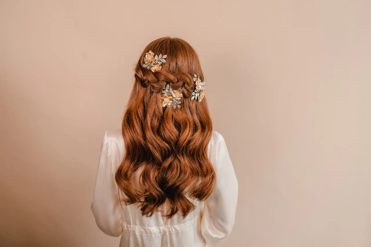 Dahlia Bouquet Hair Comb