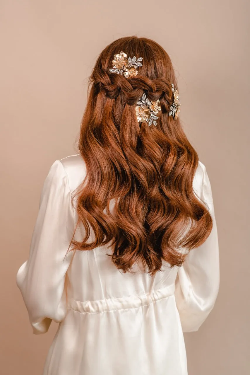 Dahlia Bouquet Hair Comb