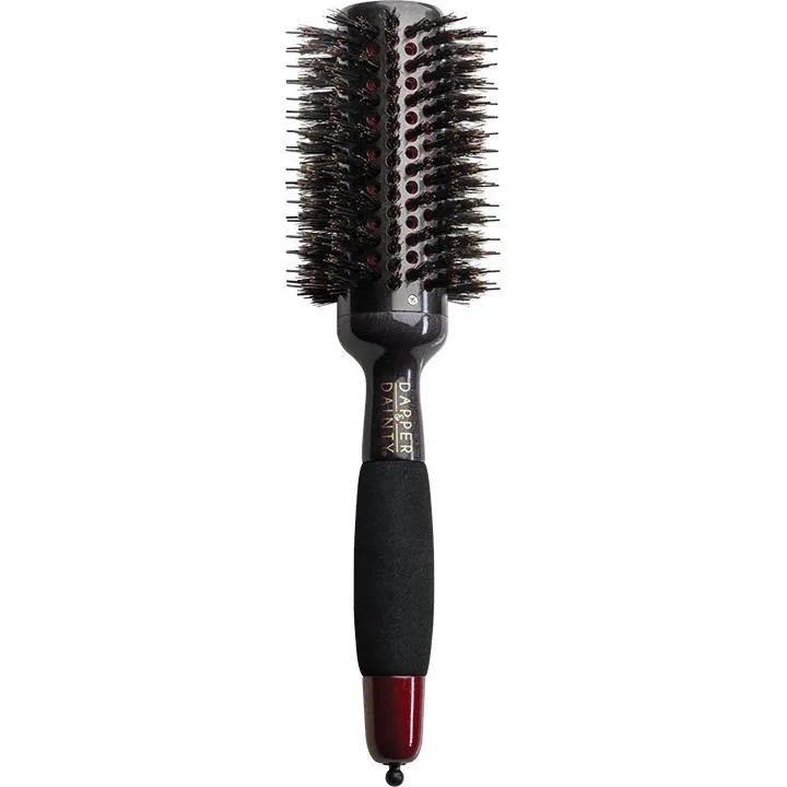 Dapper and Dainty Monster Flow Professional Ceramic Ionic Vented Wooden Thermal Brush 3 3/8 #80045