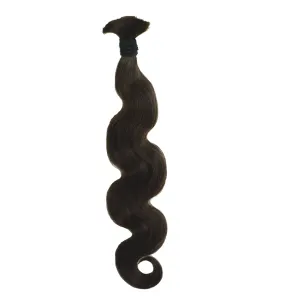 Dark Brown Body Wave Human Braiding Hair for Boho Braids