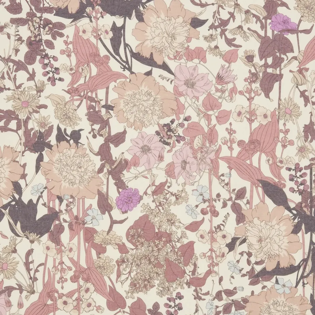 Deco Bloom Pink Midweight Scarf
