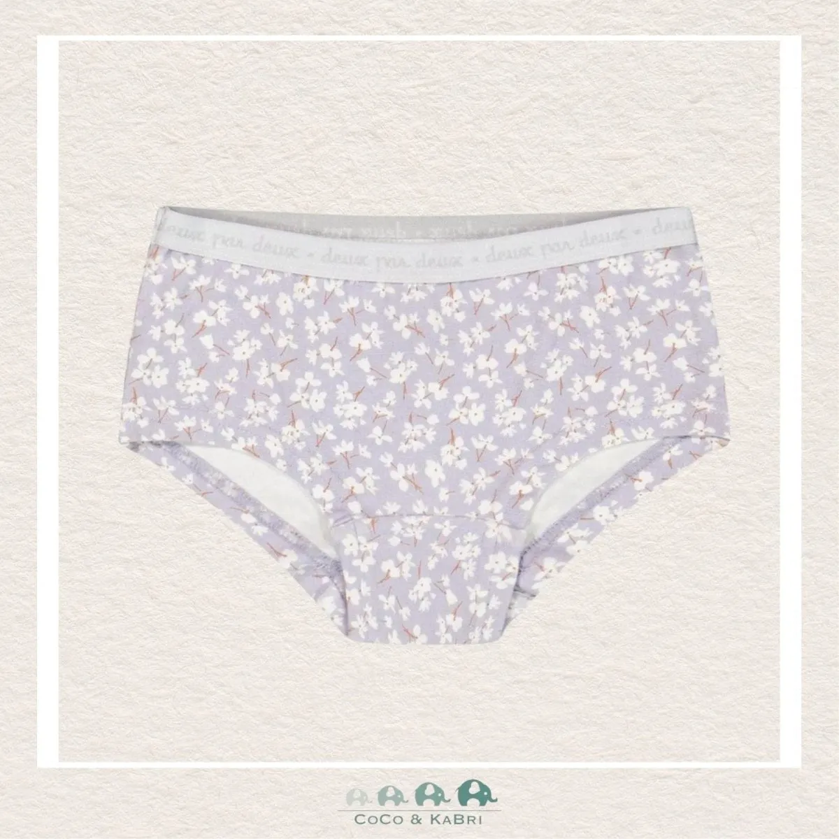 Deux Par Deux: Printed Little Flowers Boyshort Panties