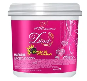 Diva Realignment Deep Hair Mask Horse Creatine Growth Mask 2Kg - HDS Cosmetics
