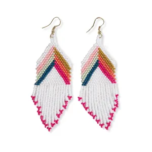 Elise Angle Beaded Earrings