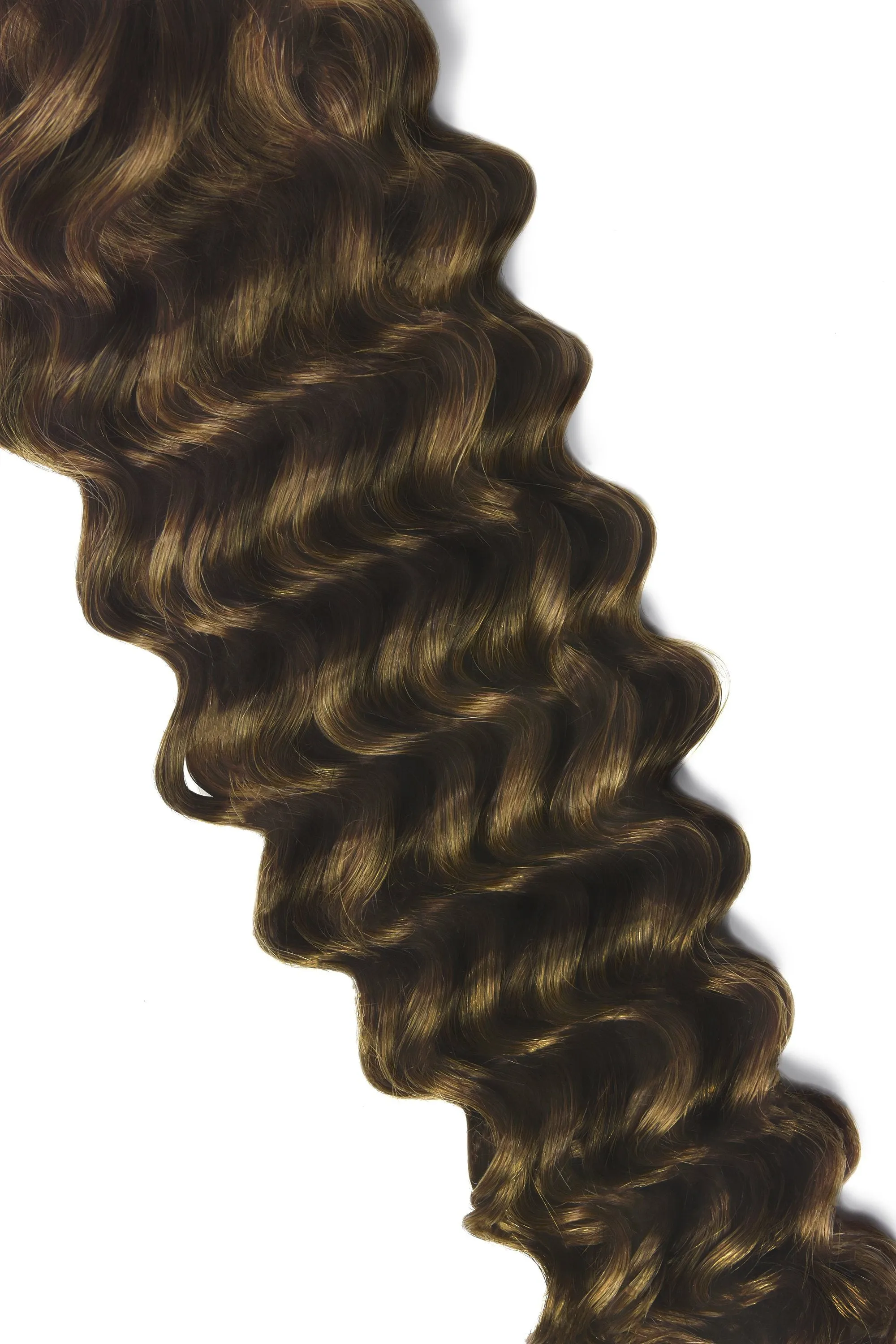 Espresso Melt (#2/4/6) Curly Clip In Hair Extensions