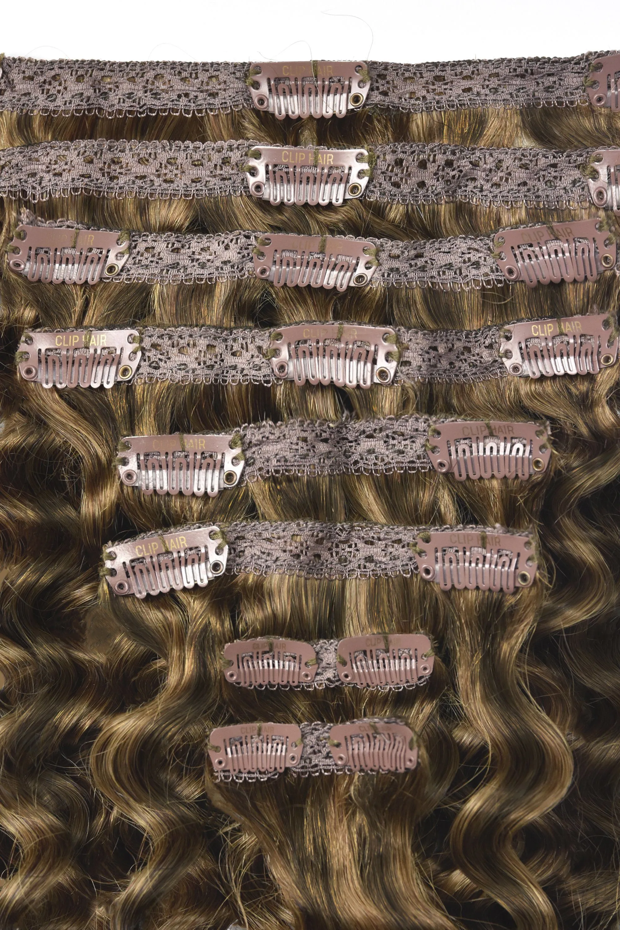 Espresso Melt (#2/4/6) Curly Clip In Hair Extensions