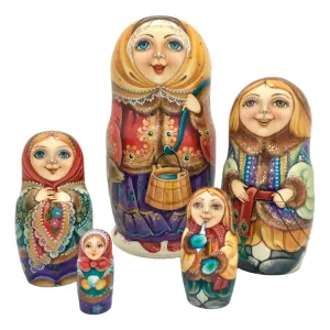 Family Matryoshka Dolls