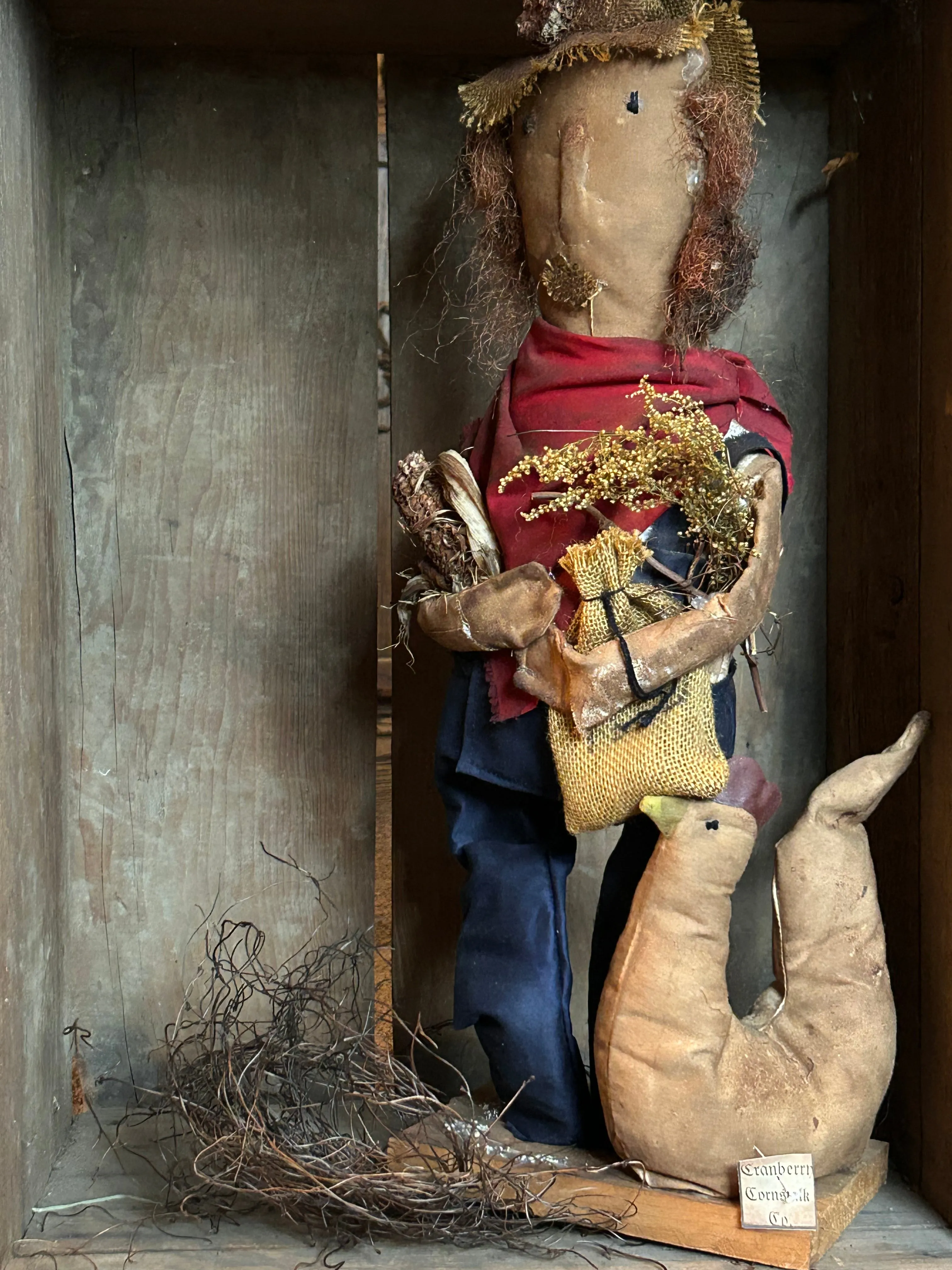 Farmer Otis Doll on Stand