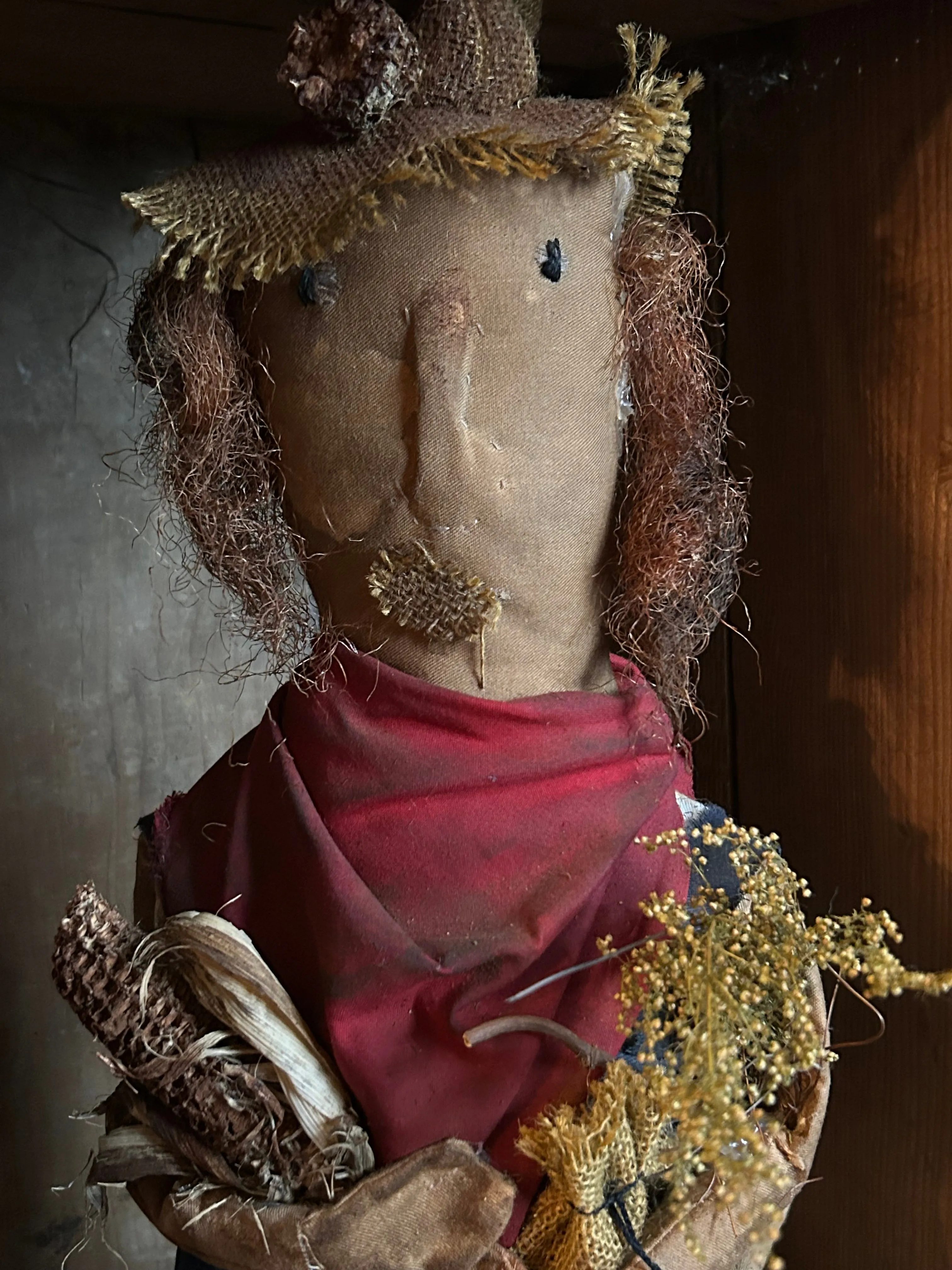 Farmer Otis Doll on Stand