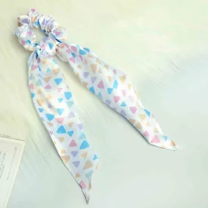 Ferosh Pink Colorful Scarf Scrunchie
