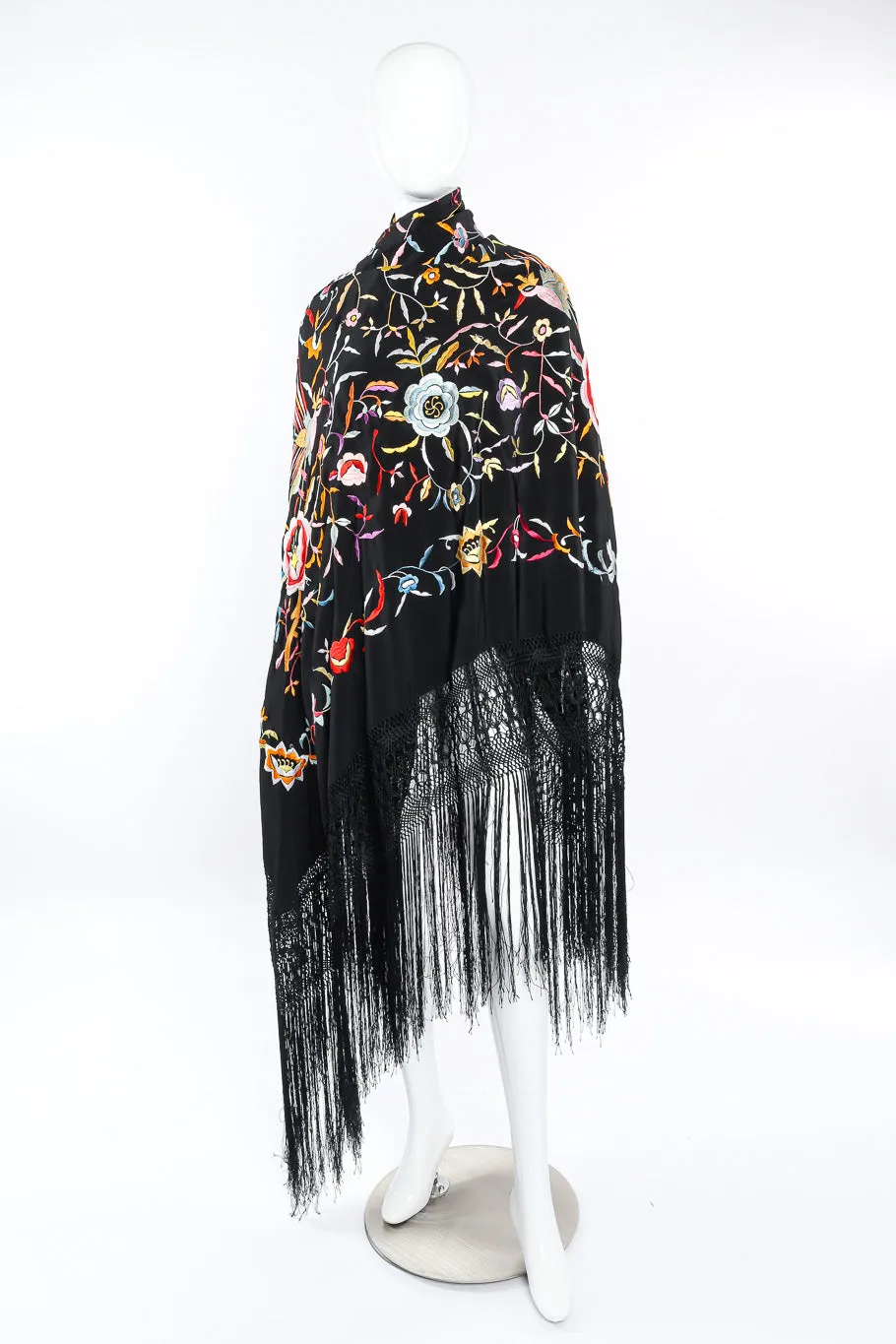 Floral Piano Shawl