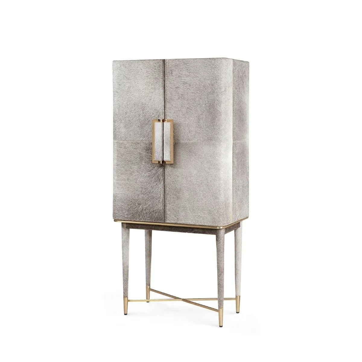 Florian Tall Bar Cabinet / Gray