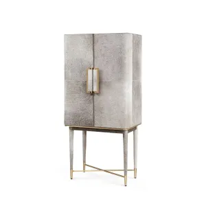 Florian Tall Bar Cabinet / Gray