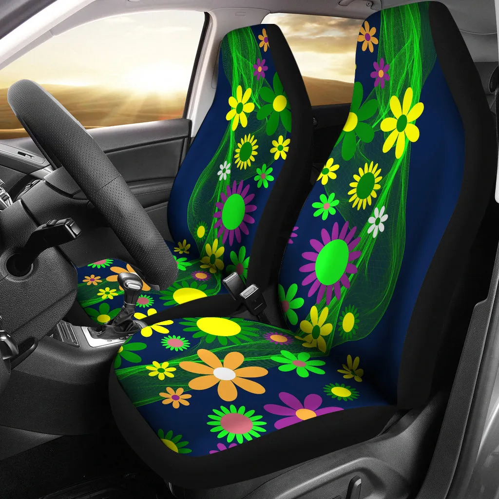 Flower Power Car Seat Cover