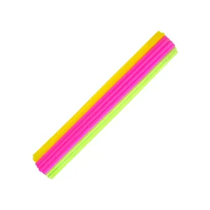Generic Craft Colorful Plastic Straws Pack of 45
