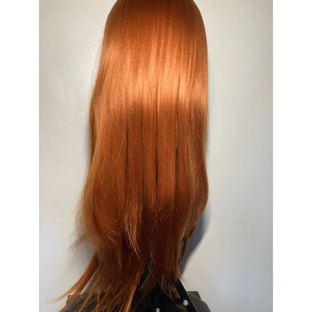 Ginger Orange Hair | Lace Front Wig|Straight Hair Wigs For Women