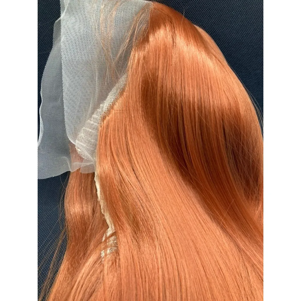 Ginger Orange Hair | Lace Front Wig|Straight Hair Wigs For Women