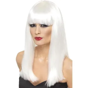 Glamourama Wig - White, Long