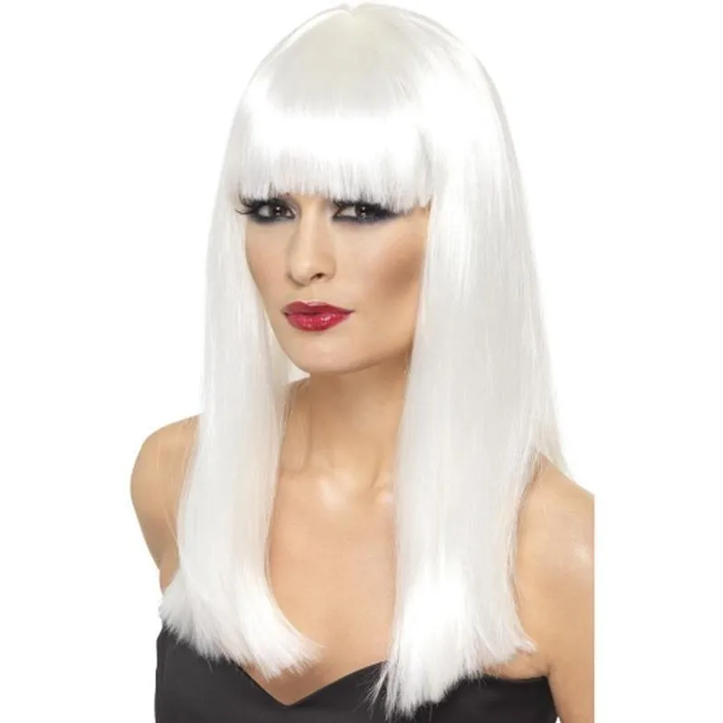 Glamourama Wig - White, Long