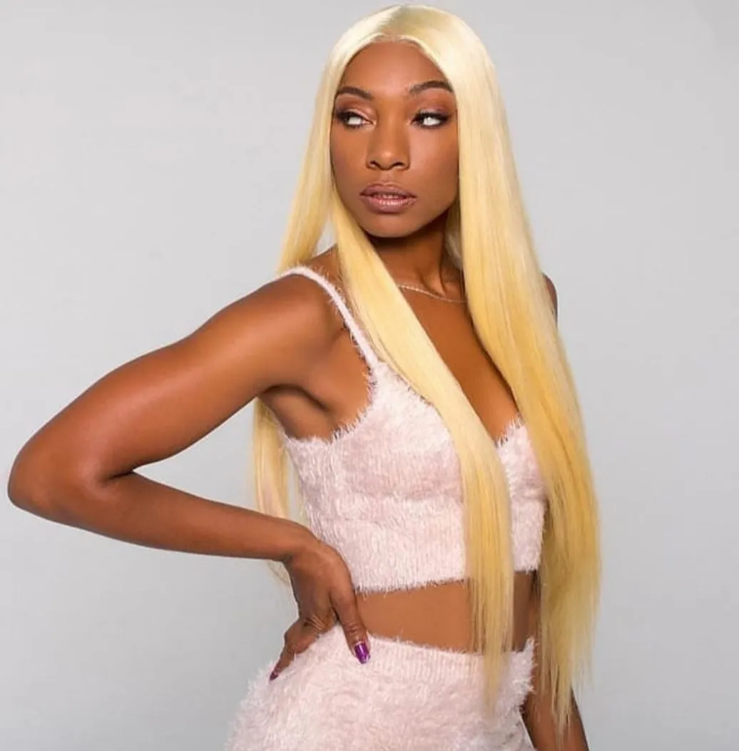 Golden Goddess 613 BlondeSignature Body Wave Hair Single Bundle |Weft Hair bundle| Platinum Blonde