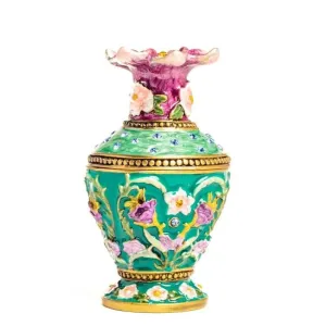 Green Vase Trinket Box