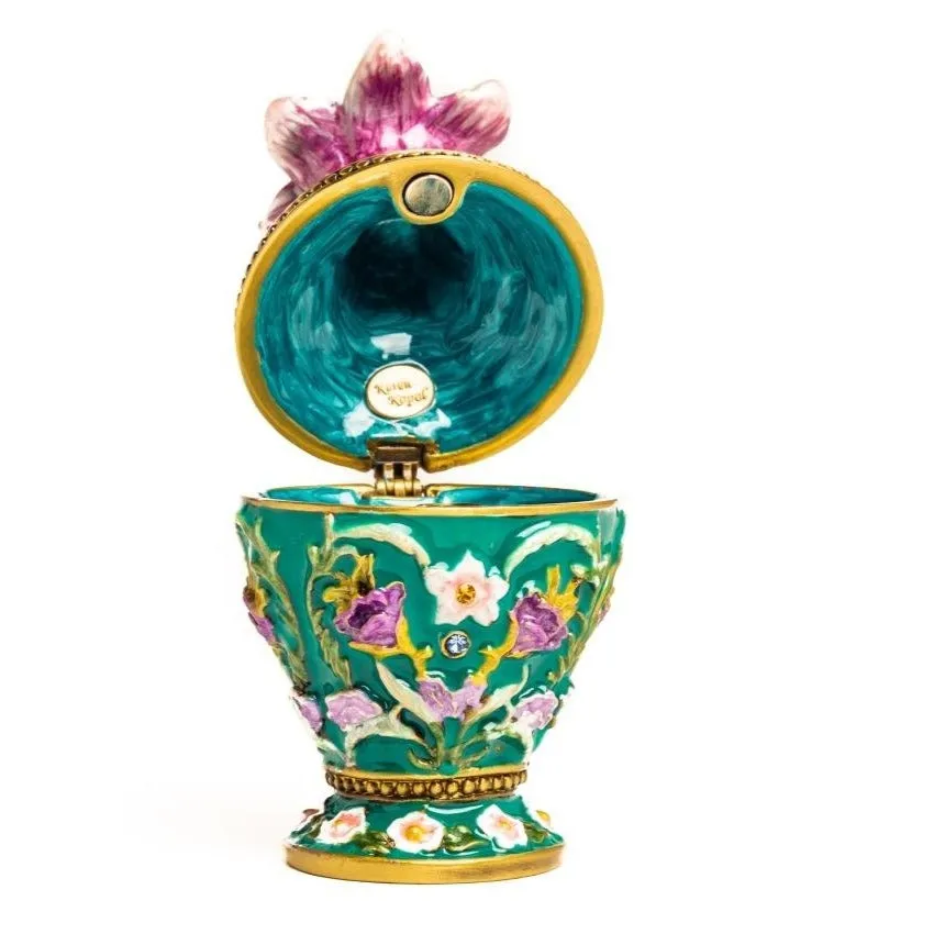 Green Vase Trinket Box