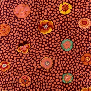 Guinea Flower - 1/4 YD