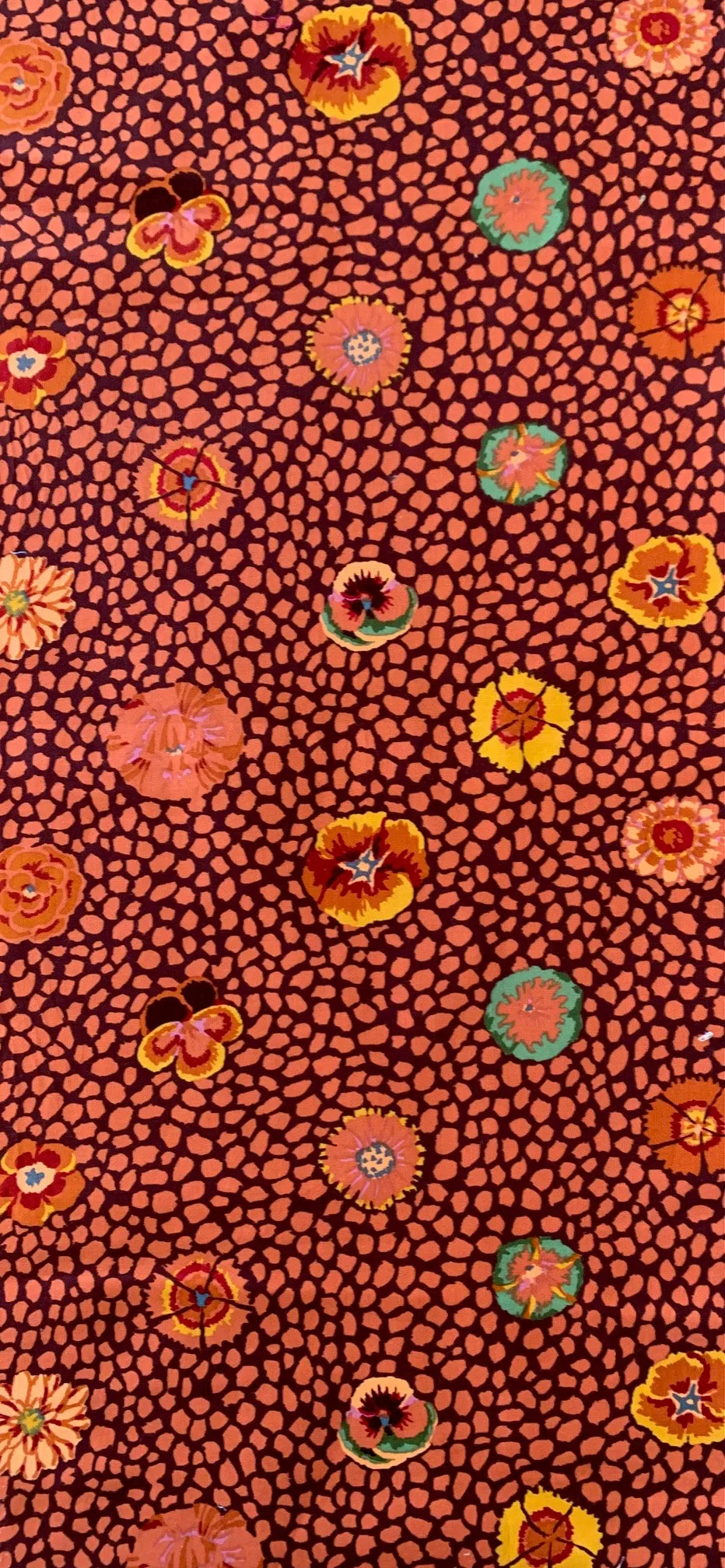 Guinea Flower - 1/4 YD