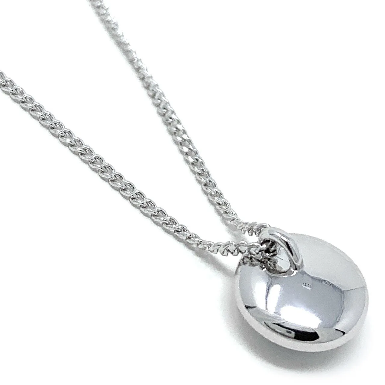 Halo Pave Pendant Necklace with Blue Aquamarine Round Crystals from Swarovski Silver Toned Rhodium Plated
