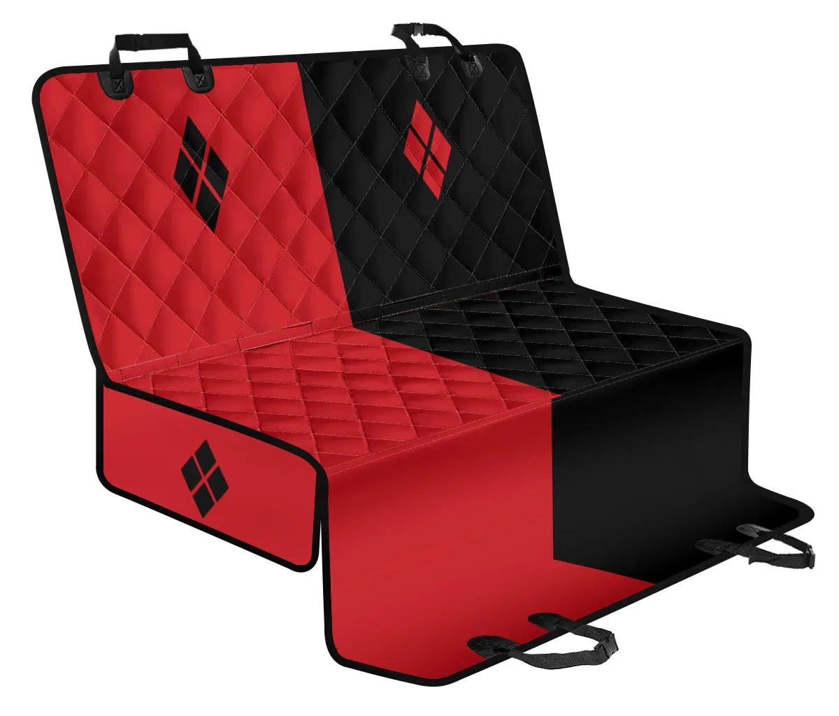Harley Opposites Auto Pet Seat Cover Car Protector  Ms. Quinn Inspired