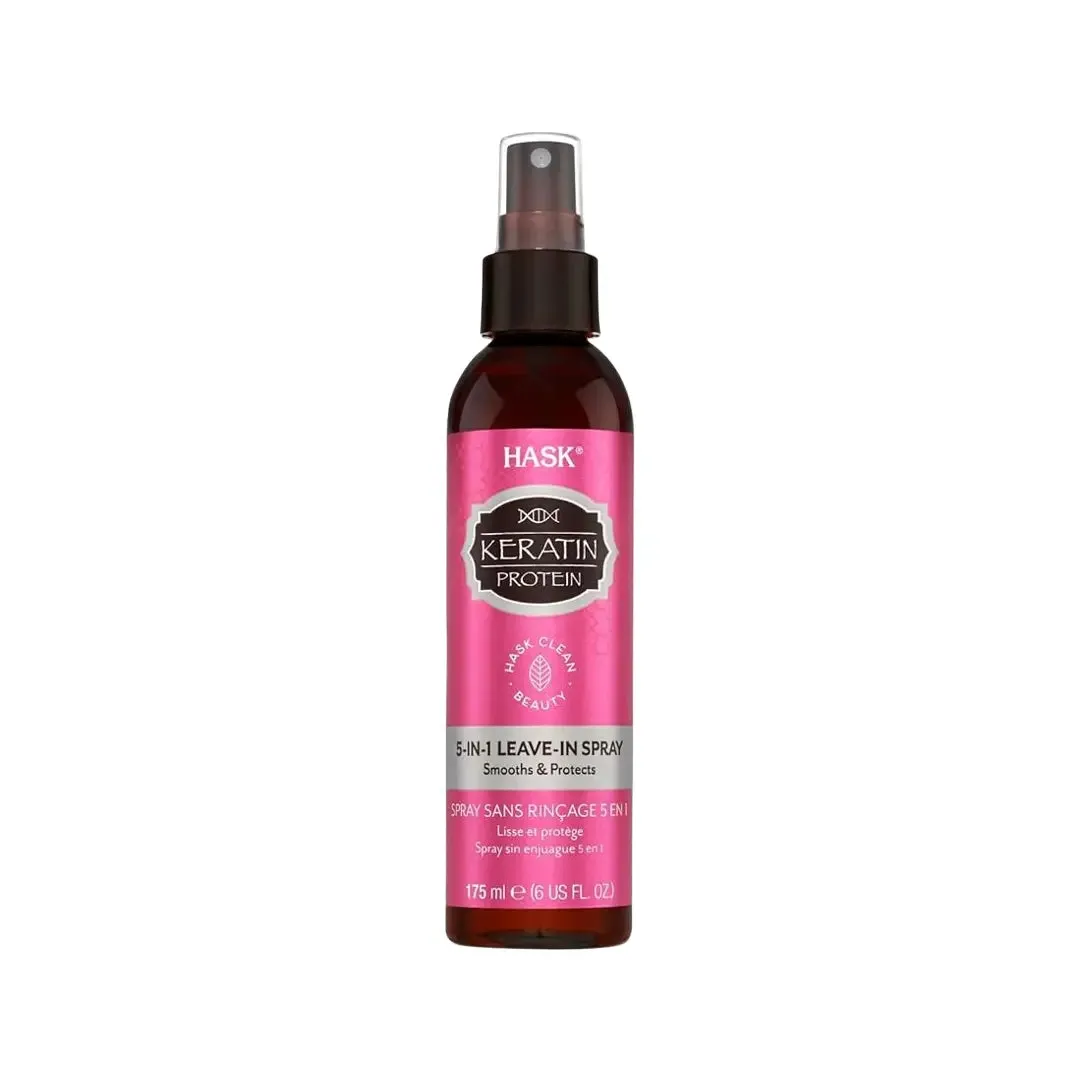 HASK Keratin Smooth 5 in 1 Leave In Hair Spray 175ml