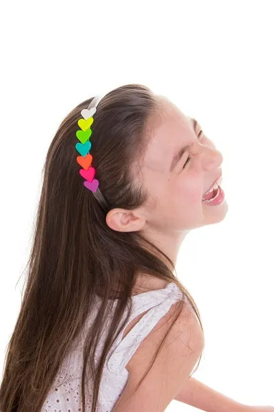 Hearts Neon Headbands -VAL