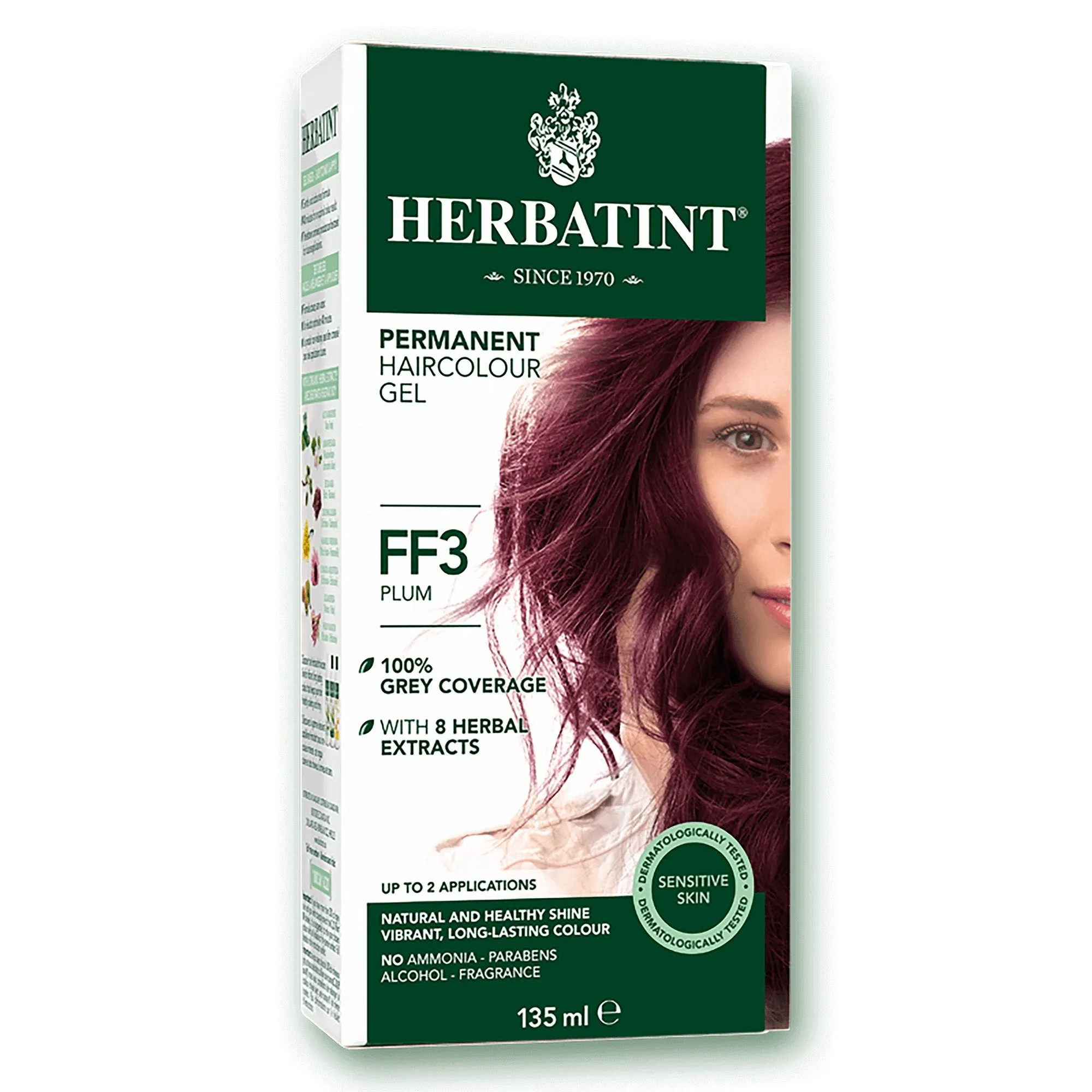 Herbatint FF3 Plum Permanent Haircolour Gel 135mL
