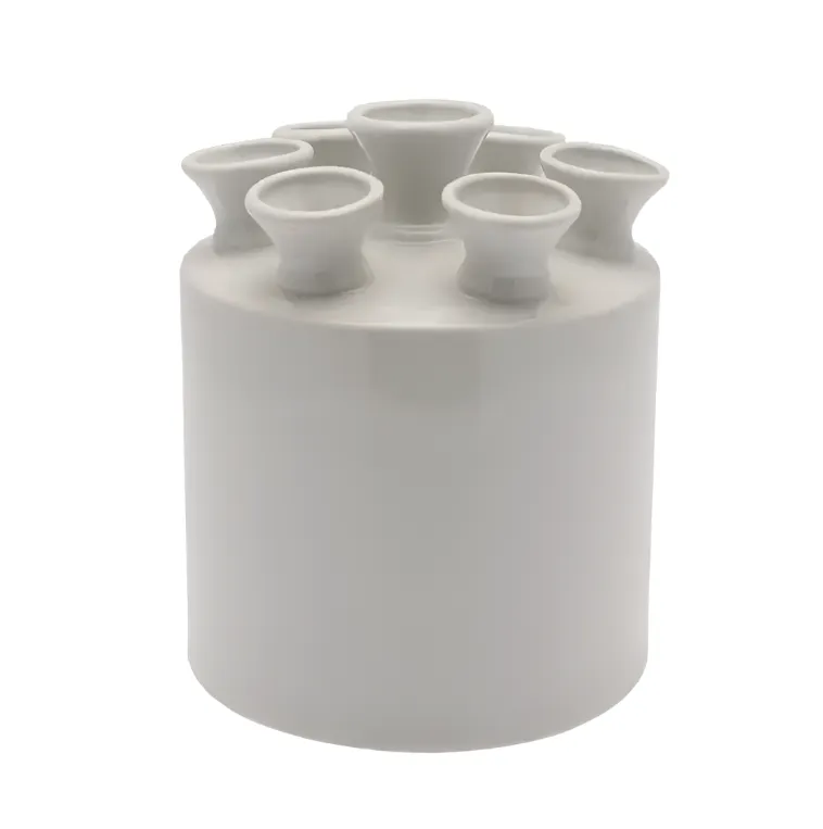 Ice Blue Cylinder Tulipiere