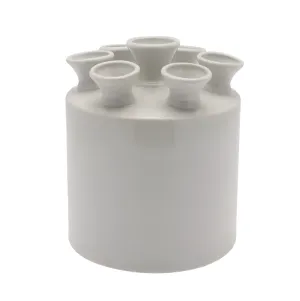 Ice Blue Cylinder Tulipiere