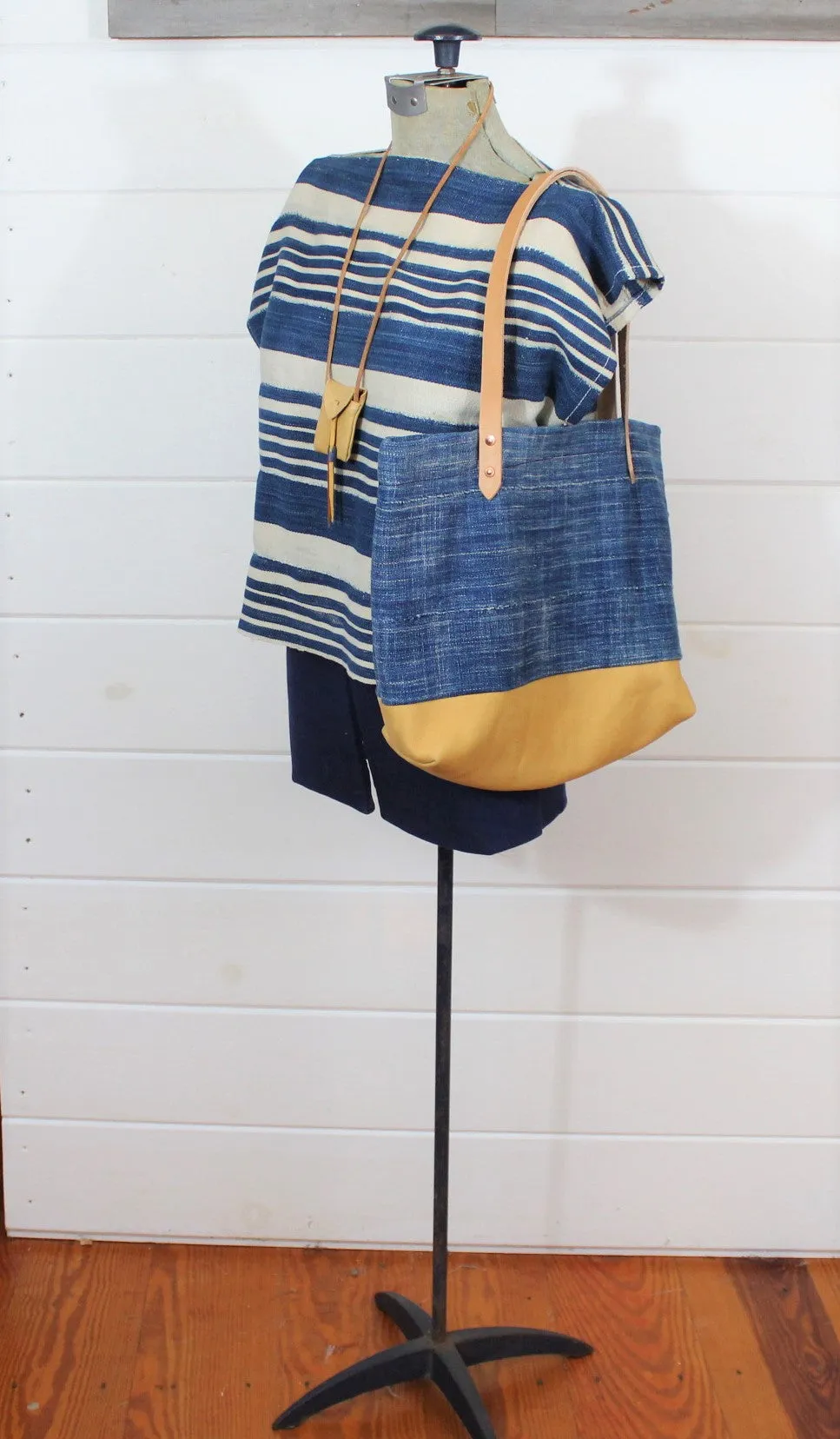 Indigo Stripe Top